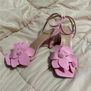 Pink Floral Flower Heels Target Antonette Heels size 9